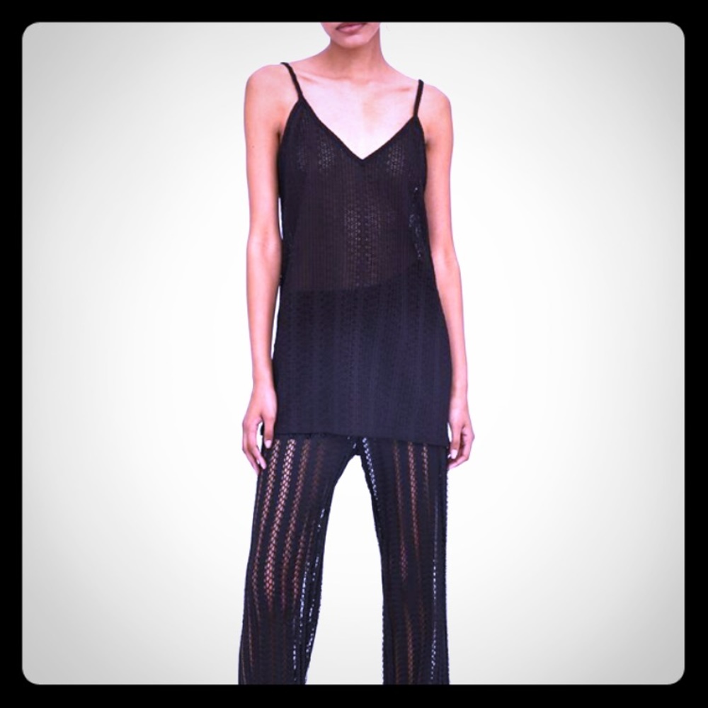 Zara mesh outfit pants and top NEW!